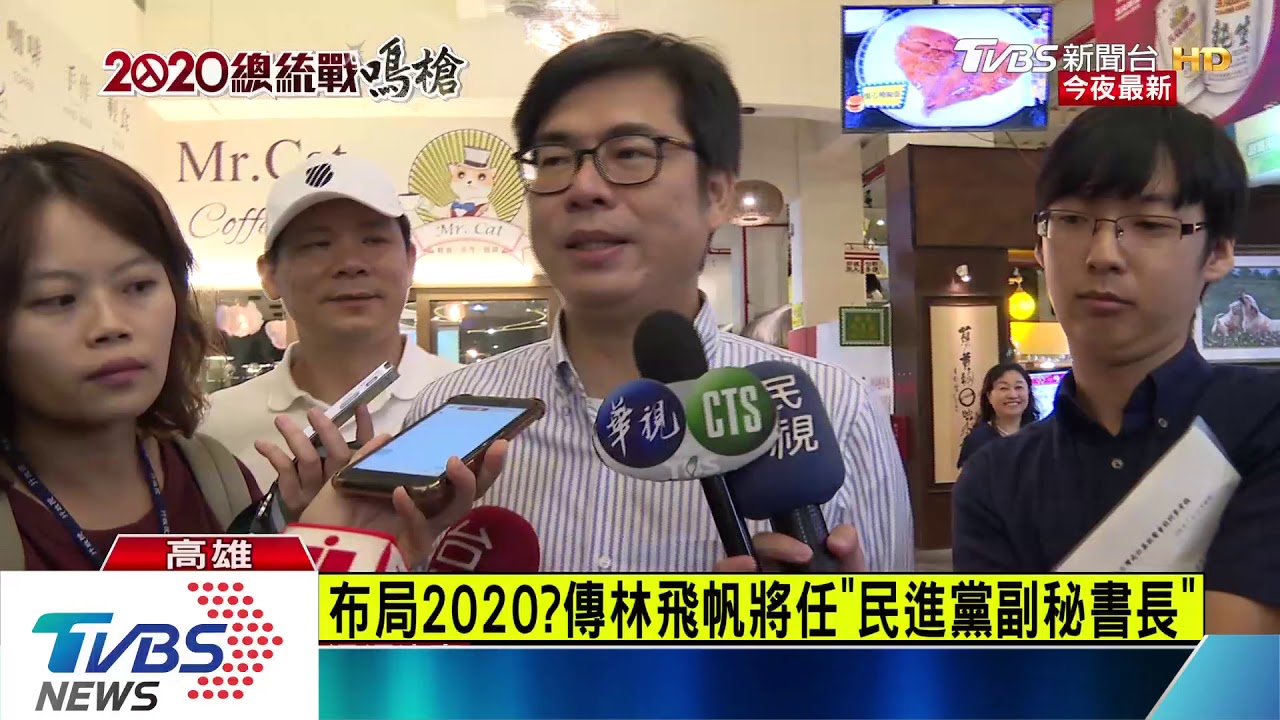 布局2020？　傳林飛帆將任「民進黨副秘書長」