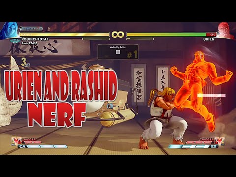 SFV CE Final Patch : Urien And Rashid Nerf !