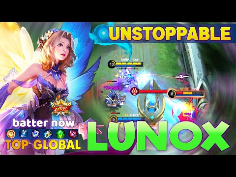 Lunox Unstoppable Destroy! Top Global Lunox by batter now ~ MLBB