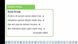 Eğitim Vadisi AYT Edebiyat 10.Föy Divan Edebiyatı Nazım Biçimleri ve Türleri Konu Anlatım Videoları