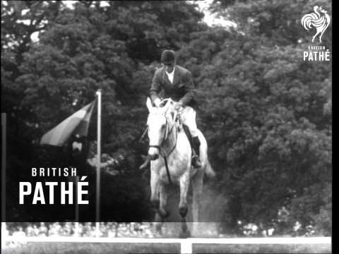 German Horse Show Held In Hamburg  (1960)