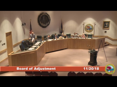 Board of Adjustment 11.20.2018