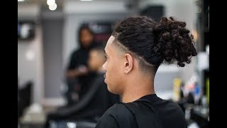 BALD TAPER W/ LONG HAIR OR BRAIDS ON TOP | @barberjdub