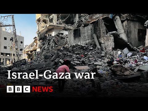 Video | Israeli strike on northern Gaza kills more than 90 people | BBC News