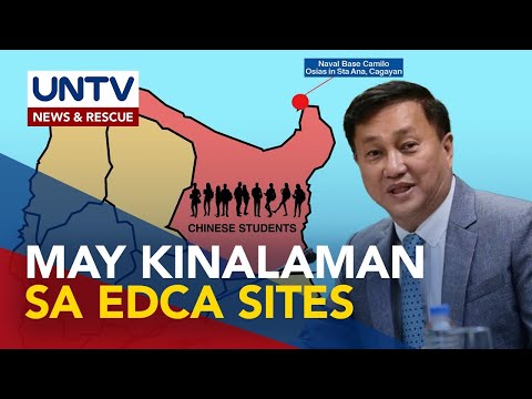 Sen. Tolentino, pinaiimbestigahan kung kaugnay ng EDCA sites ang pagdagsa ng mga Chinese sa Cagayan