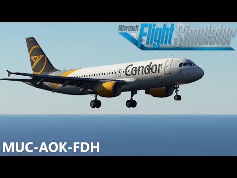 MSFS 2020/Vatsim LIVE | FENIX A320 | Condor realops MUC-AOK-FDH | A320geeks