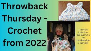 #throwbackthursday Crochet baby hat from 2022