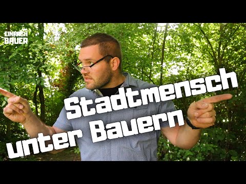 Stadtmensch unter Bauern