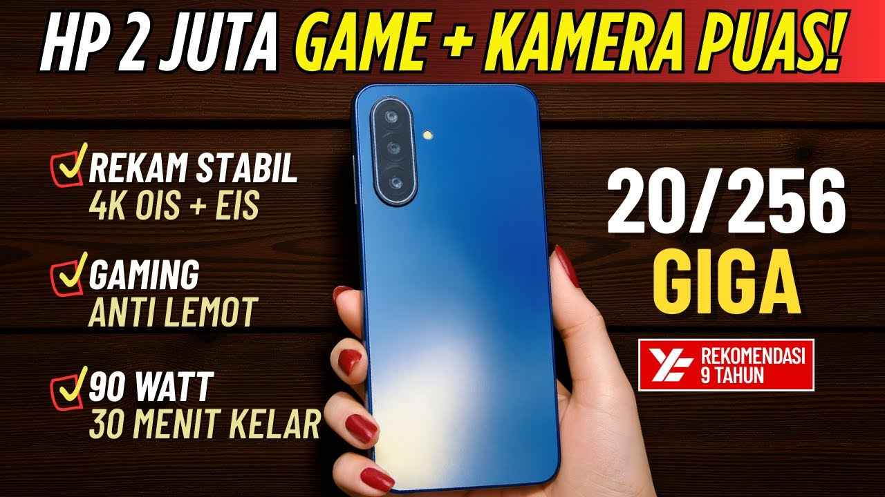 Paling Gacor‼️ 5 HP DI BAWAH 3 JUTA [GAME + KAMERA] TERBAIK 2025