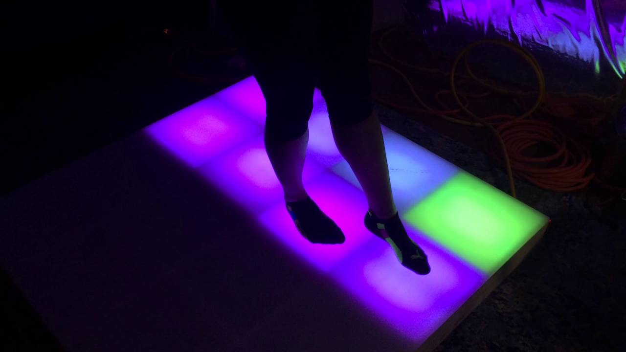 Dance Floor Touch Sensors Test