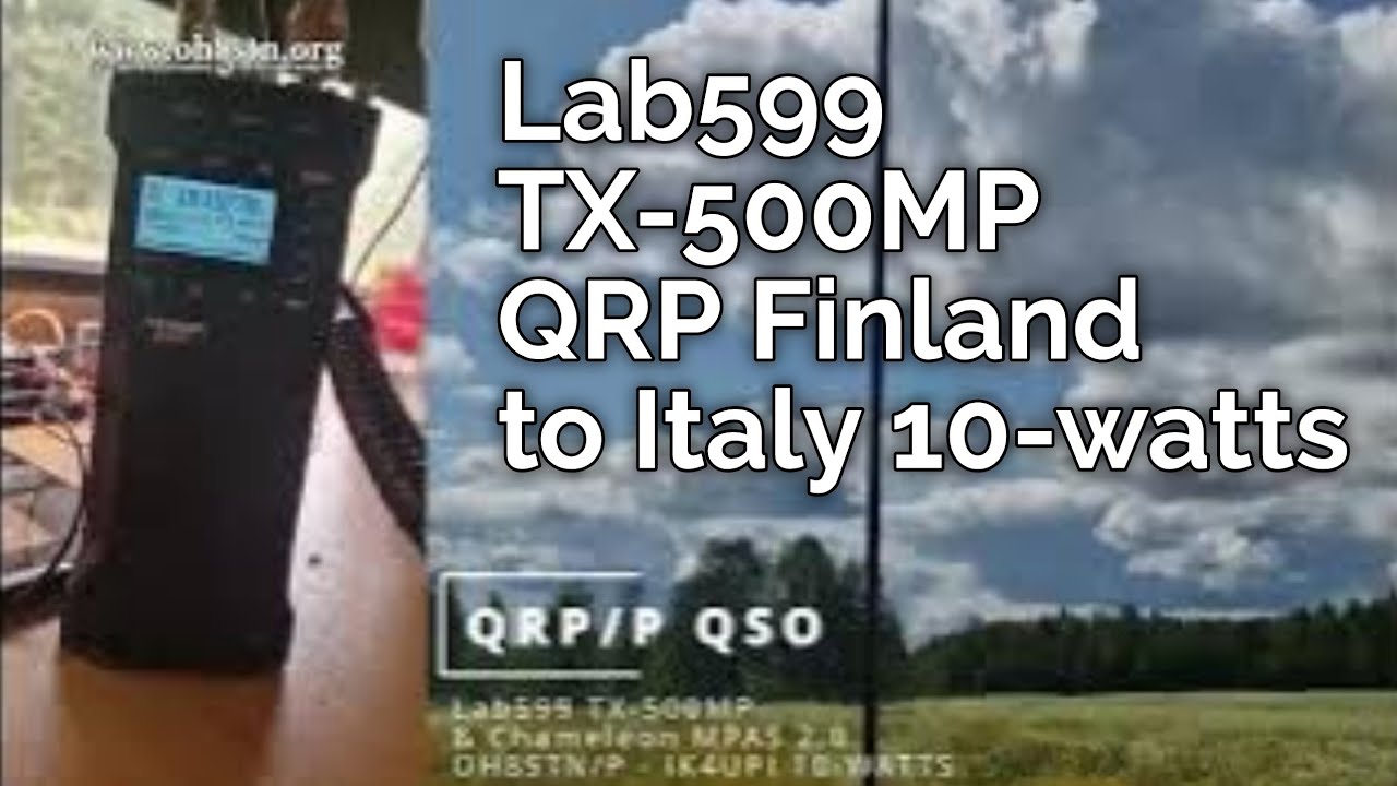 Lab599 TX-500MP QRP Finland-Italy 10-watts