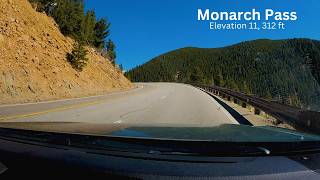 [4k] STUNNING Monarch Pass Drive [Time-lapse]