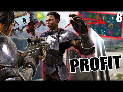 Big Profit Solo Raid :-P - S4|E8 - ARK REVIVAL | 5er Tribe PvP