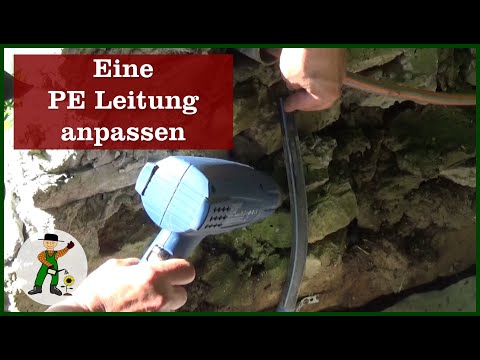 Adjust and shape PE cable