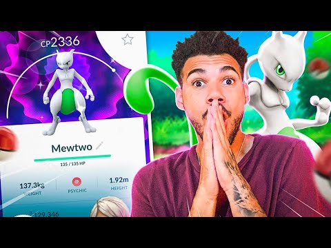 FINALMENTE??? PEGUEI UM MEWTWO SHINY??? | Cris |