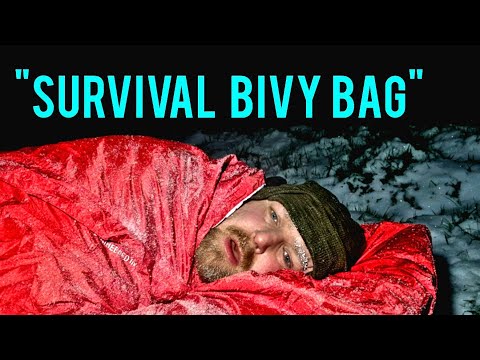 I can't believe I lasted the whole night in this survival bivvy.