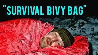 I can't believe I lasted the whole night in this survival bivvy.