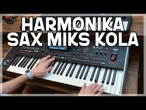 SAX, HARMONIKA, OPASNA DVOJKA - NARODNA KOLA - KORG Pa4x!