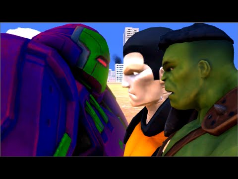 Colossus & Hulk vs Hulkbuster - EPIC Fight