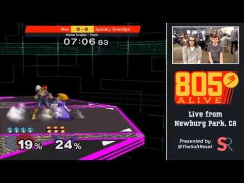 805 Alive 3 - Mair (Peach) vs. Spooky Grandpa (C. Falcon) - Pools