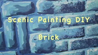 Scenic Painting DIY: Brick