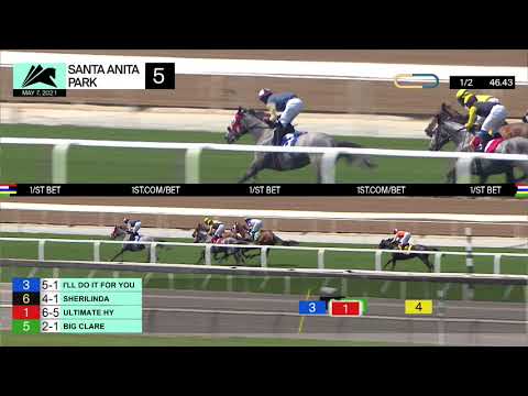 Ultimate Hy wins Race 5 on Friday, May 7th, 2021 at Santa Anita Park.