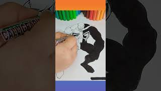 Venom! #venom #colouring #drawing #art #trending #viralshorts #trendingshorts #shortsfeed