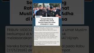 Pasca-Pembatasan Ketat Israel, 140 Ribu Jemaah Padati Masjid Al-Aqsa untuk Salat Idul Adha