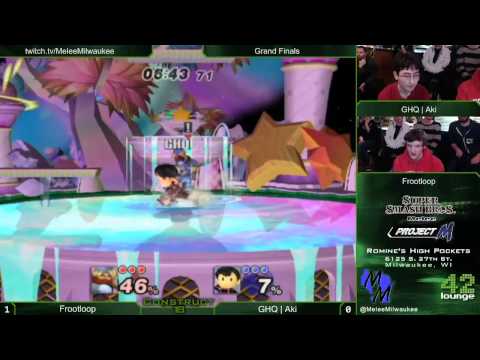 Construct 18 - Frootloop (Sheik) vs GHQ | Aki (Ness) - Project M Grand Finals Set 2