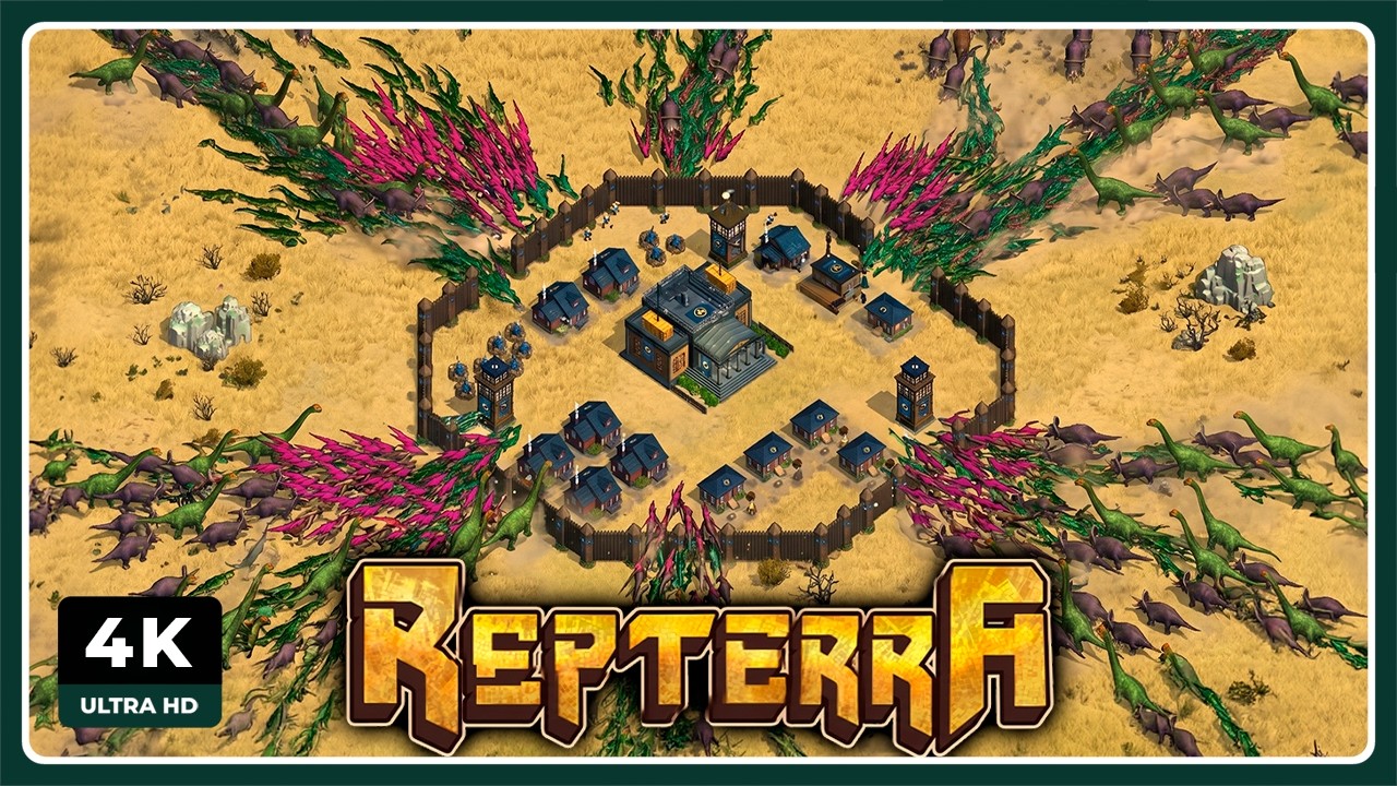 DEFIENDE TU CIUDAD de HORDAS DE DINOSAURIOS | REPTERRA Gameplay Español