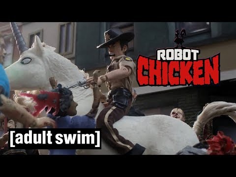 Robot Chicken - The Walking Dead Special | Look Who's Walking | Adult Swim UK 🇬🇧