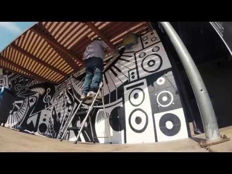 Concord Pavilion Mural (VIP Terrace) by Steven Anderson Art