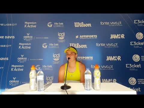 #OeirasLadiesOpen | Conferência de Imprensa de Clara Burel - 3R