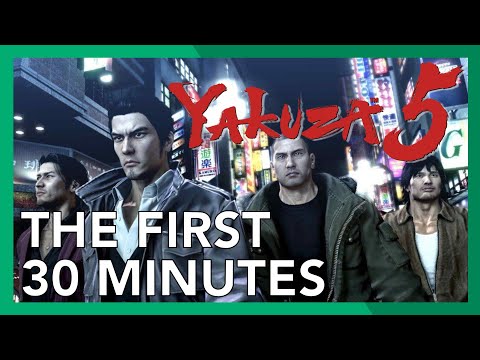 The First 30 Minutes: Yakuza 5 on PlayStation 4
