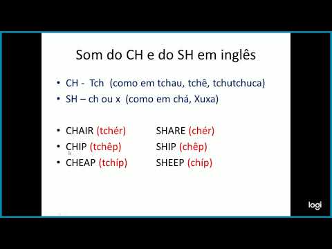 Confusões em inglês: som do CH e do SH
