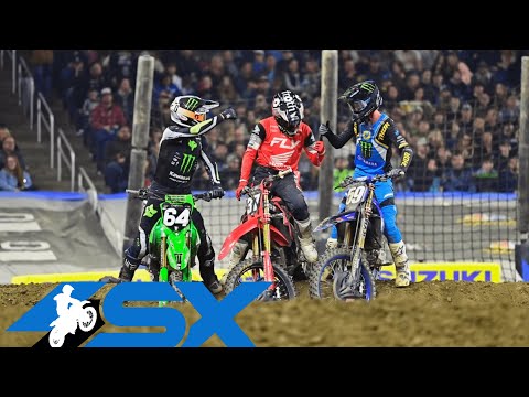 Supercross Round #5 250SX Highlights | Detroit, MI Ford Field | Feb 3, 2024