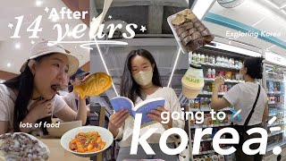 POV: you're going to Korea after 14 years 🇰🇷 food, traditional experiences, culture KOREA VLOG