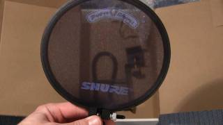 Video thumbnail for Unboxing: PS-6 Shure Popper Stopper Pop Filter by DJAJ101