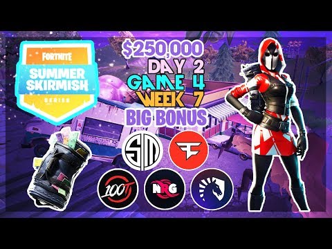 $250,000 🥊Big Bonus Summer Skirmish🥊 Week 7 Day 2/Game 4 (Fortnite)