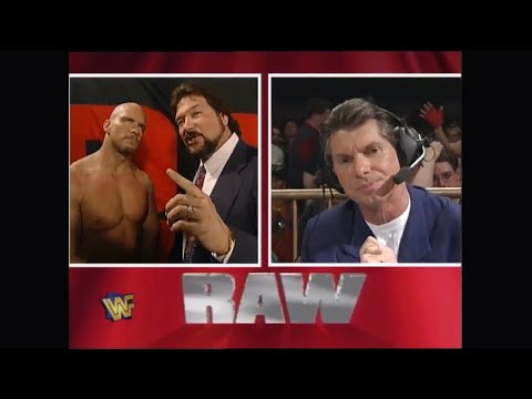 The Stone Cold Steve Austin Power Cut Wrasslin Match And The End Of Ted DiBiase WWE Raw 5-27-1996