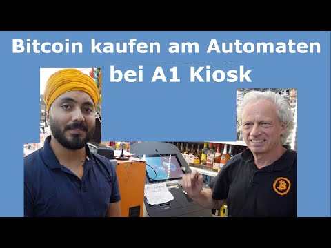 Bitcoin kaufen am Bitcoin Automaten bei A1 Kiosk