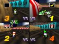 Mario Kart 64 Netplay Wario Stadium 4 Player Race Round 2