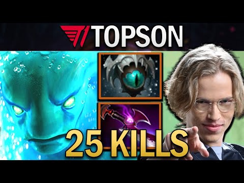 Morphling Dota 2 Gameplay T1.Topson with 25 Kills and Silveredge