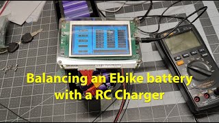Balancing a Ebike battery with a RC Charger
