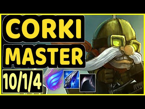 DAWIDSONEK (CORKI) - 10/1/4 KDA GAMEPLAY - EUW Ranked MASTER