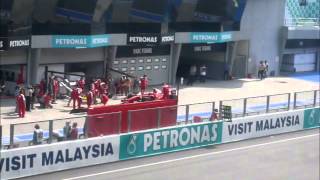 preview picture of video 'GP F1 Malaisie 2014 - Sepang - Tribune au centre du circuit'