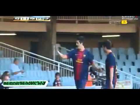AMAZING FREE KICK Gol de Luis Alberto (Barcelona B 2 - 1 Ponferradina)