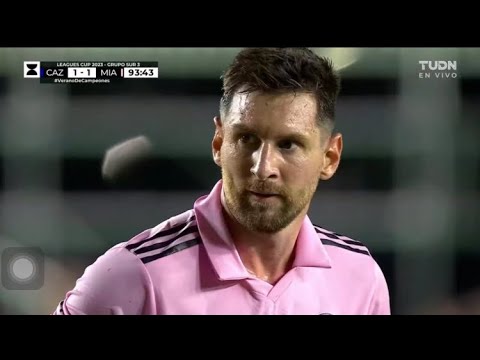 PRIMER GOLAZO DE MESSI CON EL INTER DE MIAMI