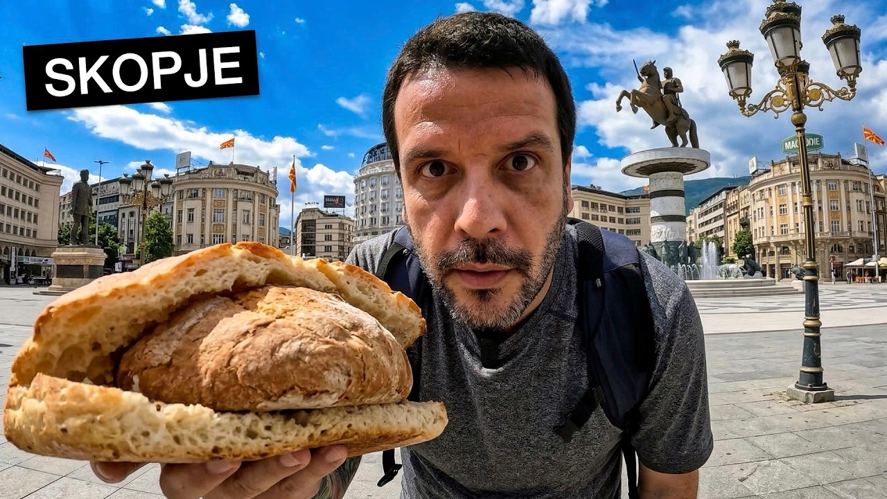 Explorando a capital menos conhecida da Europa 🇲🇰