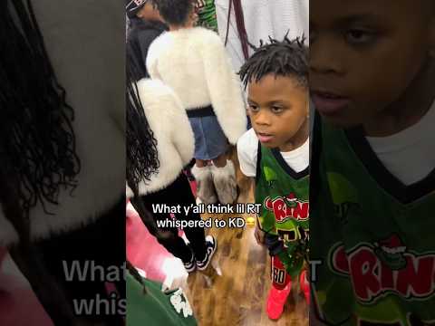 What y’all think lil RT told KDDakid?🤔😂 #shorts #kddakid #lilrt #funny